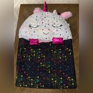 🦄 Unicorn Happy Napper - Pillow / Sleeping Bag 🌟 NEW w/out packaging 🌟 see below